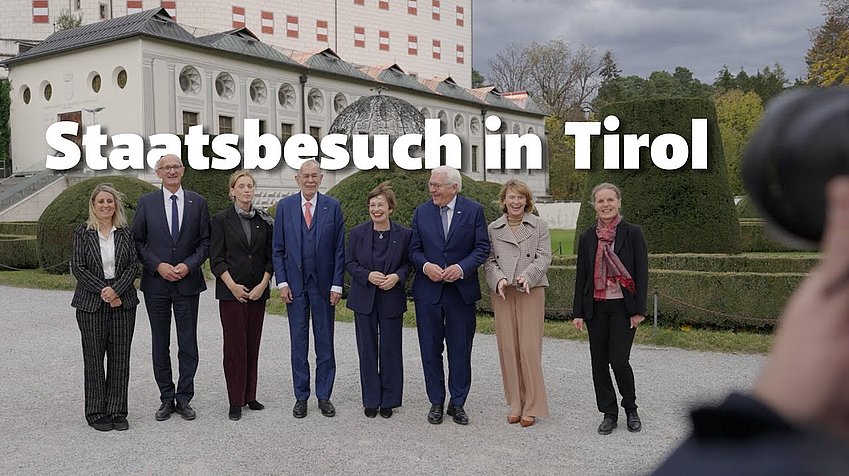 Land Tirol/Raggl Hoher Besuch in Tirol: Staatsbesuch Bundespräsident Steinmeier und Bundespräsident Van der Bellen