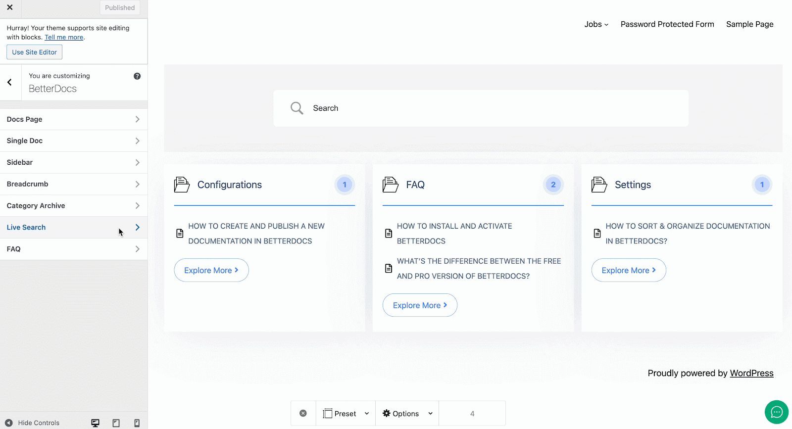 How To Customize The Documentation Live Search? 3 Documentation Live Search