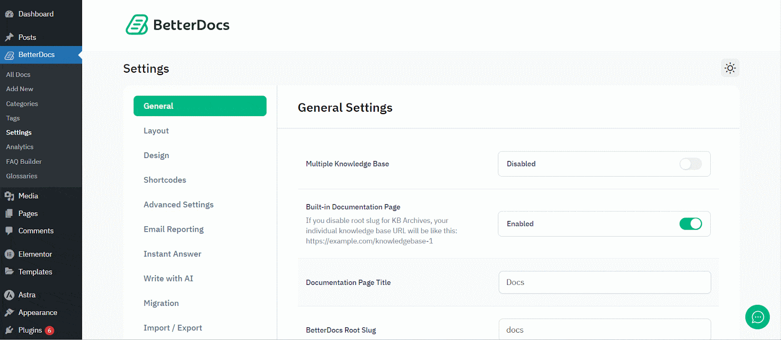 How to Activate Glossary in BetterDocs 2 Glossary in BetterDocs