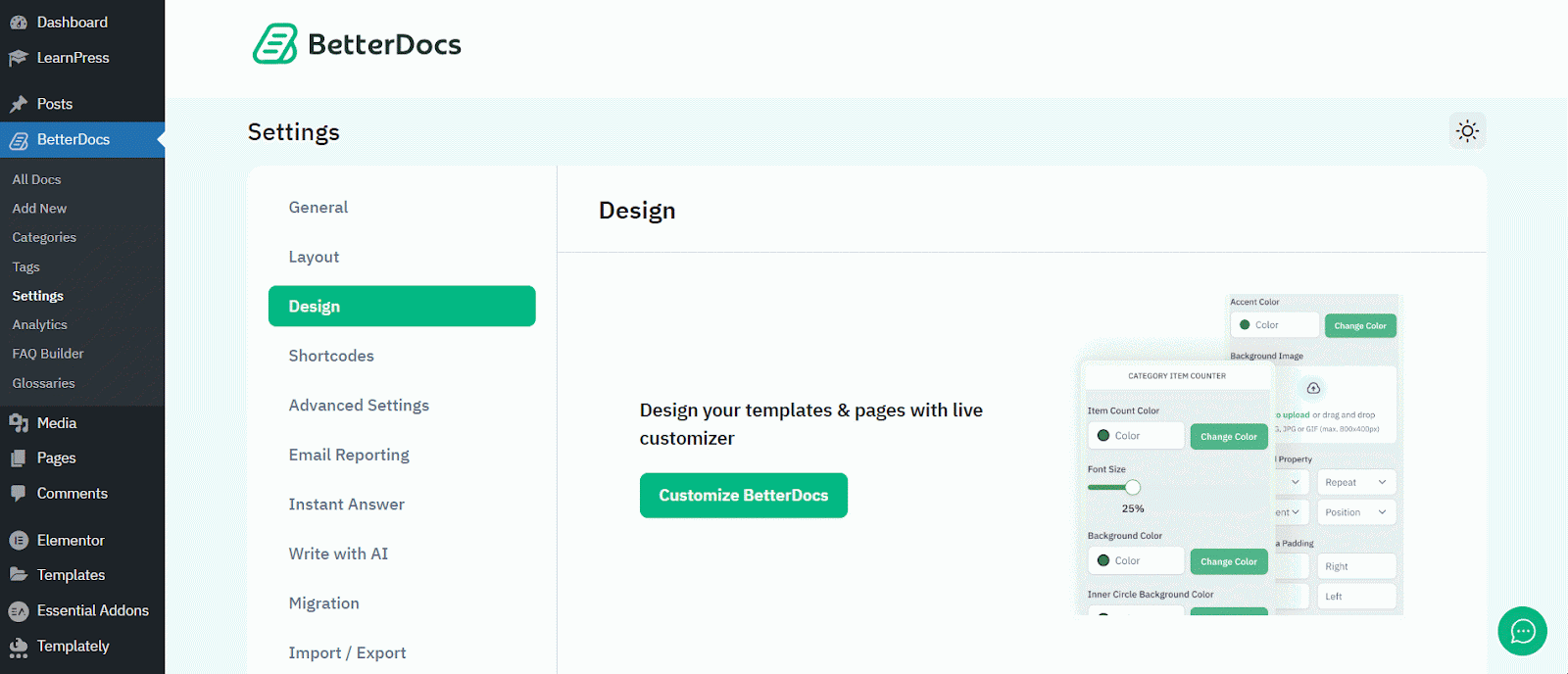 How to Activate Glossary in BetterDocs 7 Glossary in BetterDocs
