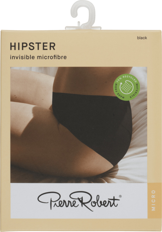 Hipster Invisible Micro Black Xl 1stk Pierre Robert