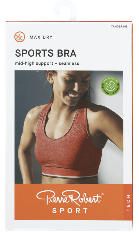 Sports Bra Tangerine Xl Pierre-Robert