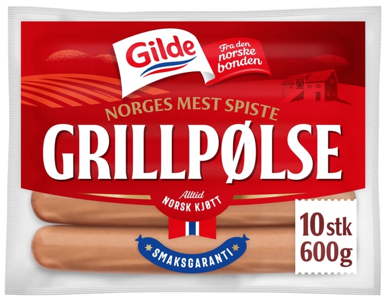 Grillpølse 600g Gilde