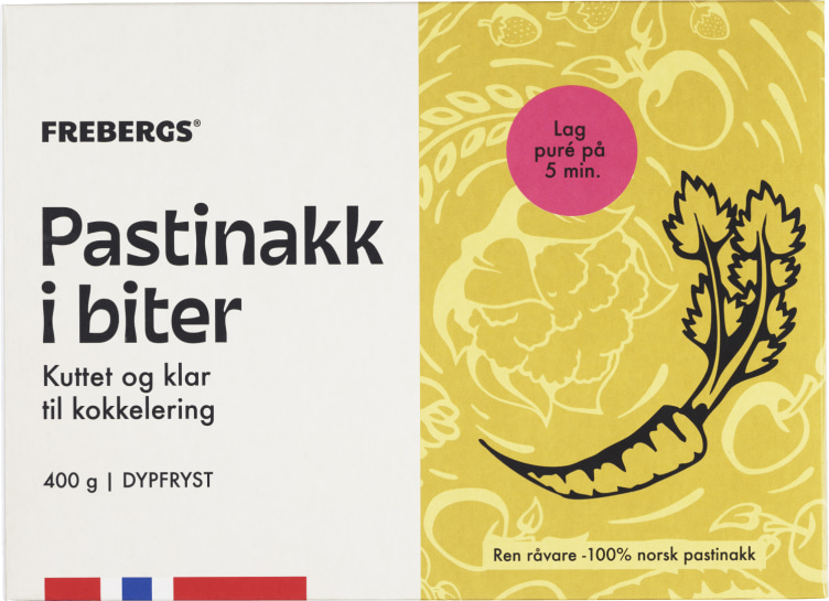 Pastinakk i Biter 400g Frebergs