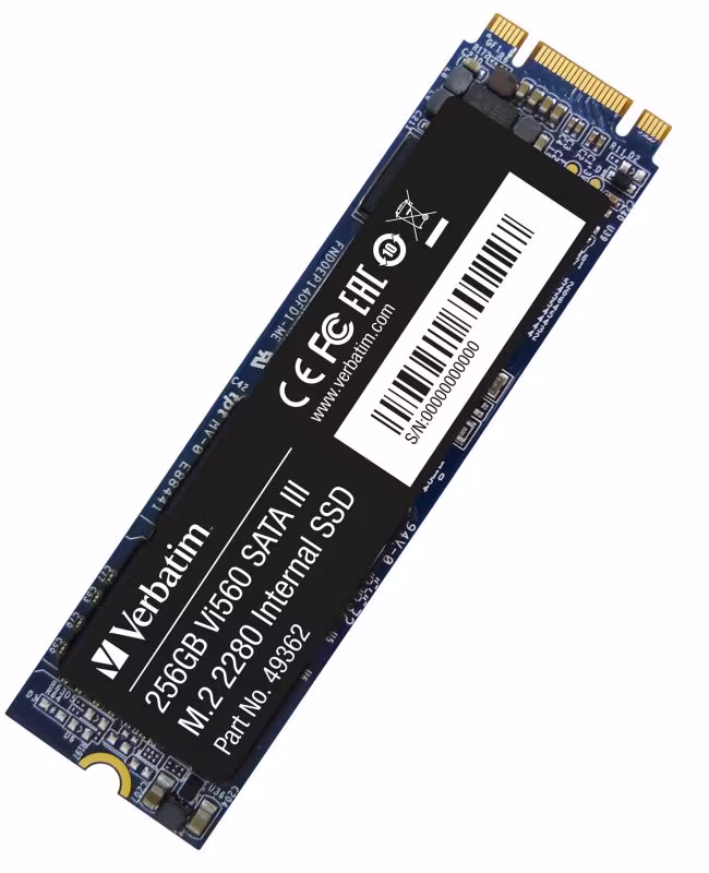 Verbatim 256GB m.2 2280 SATA III SSD harddisk
