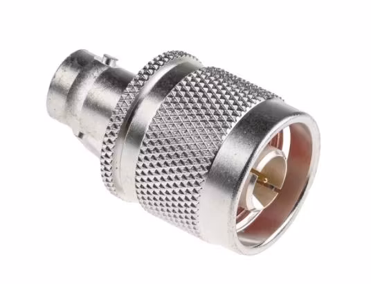 Straight 50Ω RF Adapter N Plug to BNC Socket 4GHz