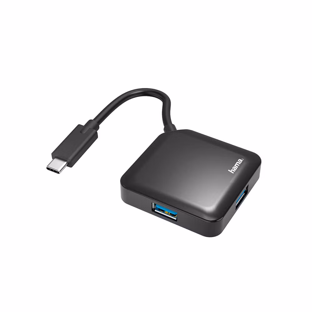 HAMA Hub USB-C til 4x USB-A Porter 5 Gbit/s