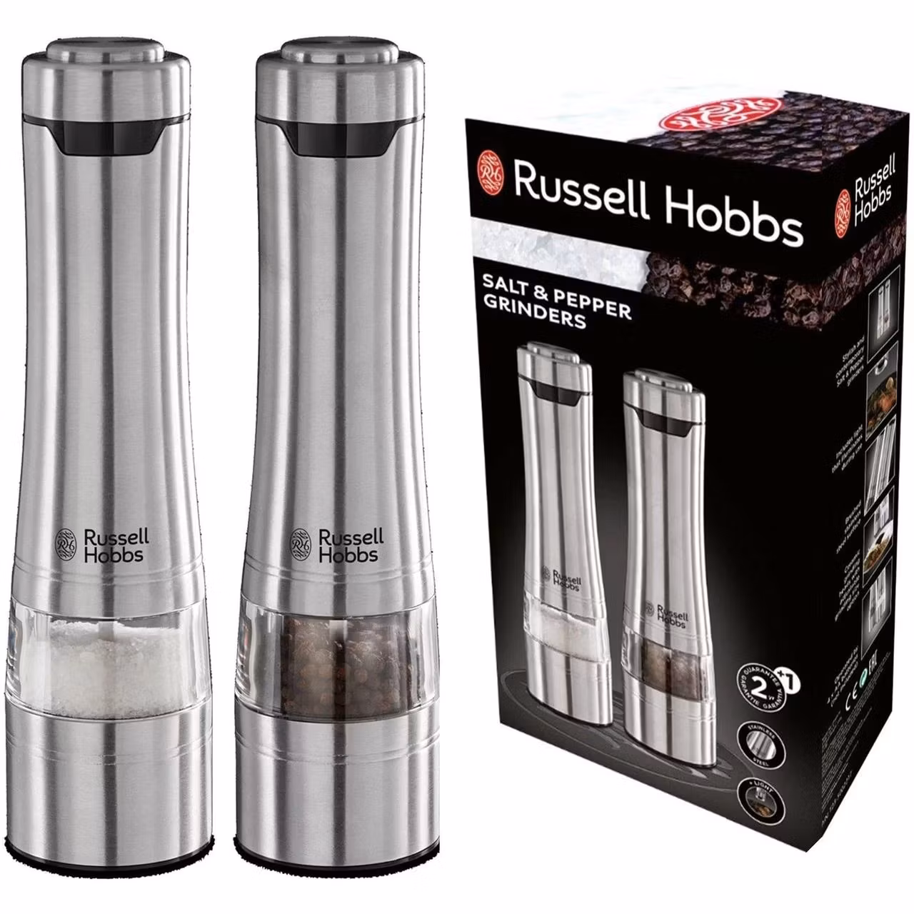 Salt og pepper kvern Russel Hobbs batteridrevet