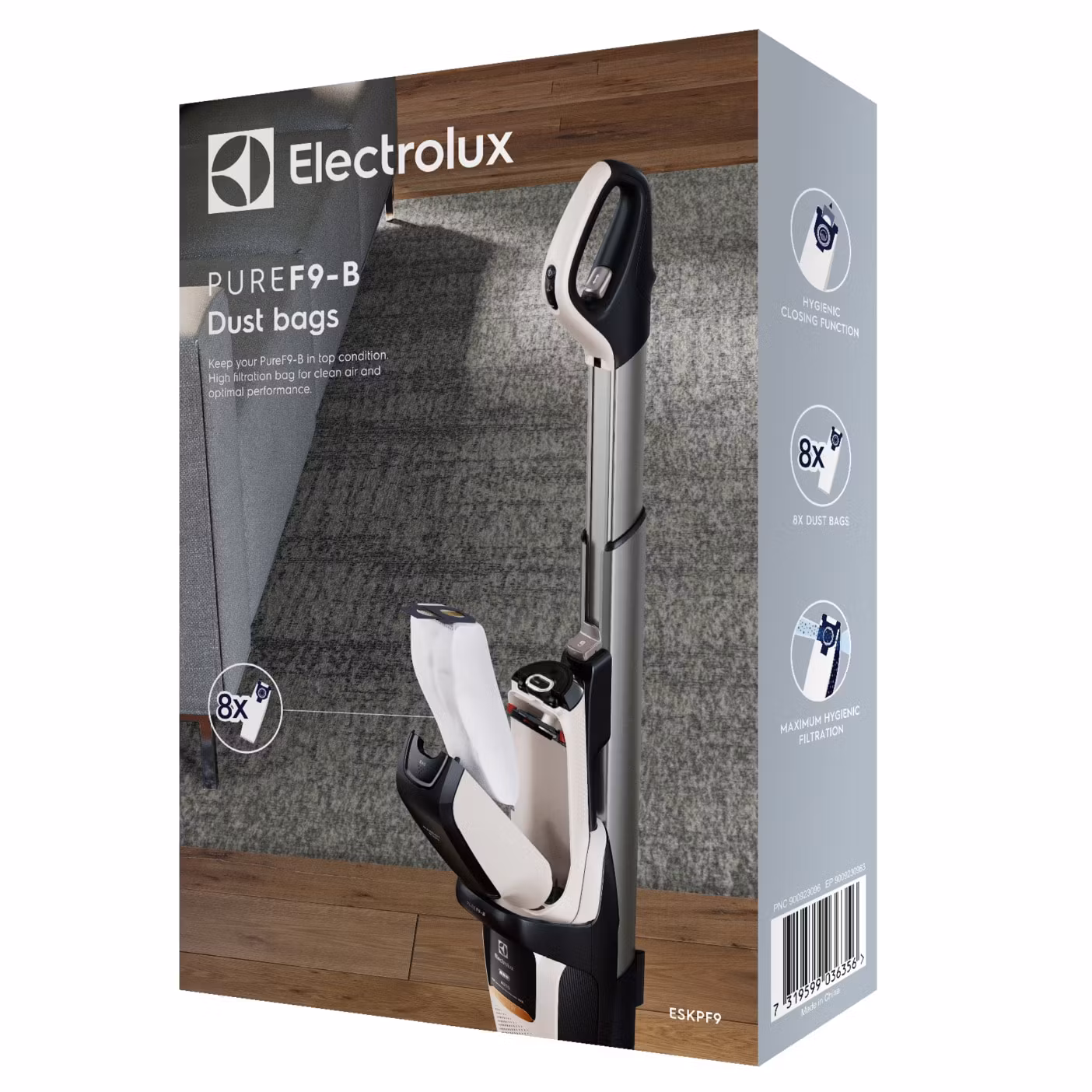 Electrolux Allergy Plus støvsugerpose ESKPF9 til Electrolux Pure F9