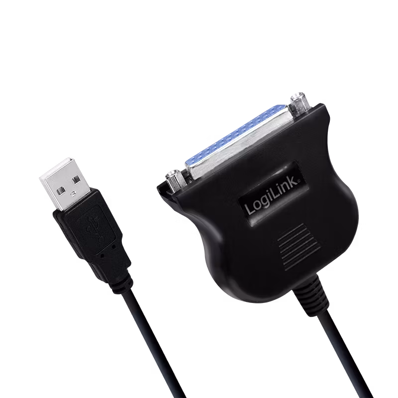 LogiLink USB 2.0 to Parallel D-SUB, 1,8m
