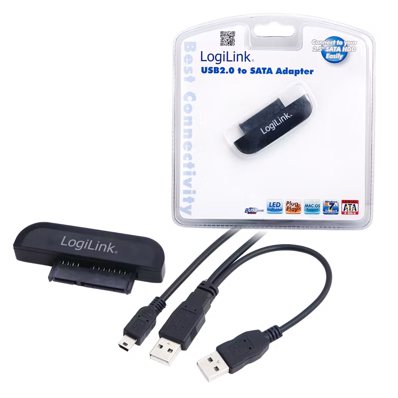 LOGILINK USB 2.0 to SATA adapter