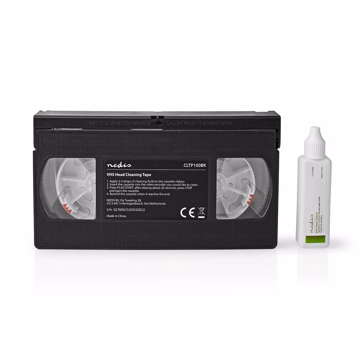 VHS rensekassett med 20ml renseveske