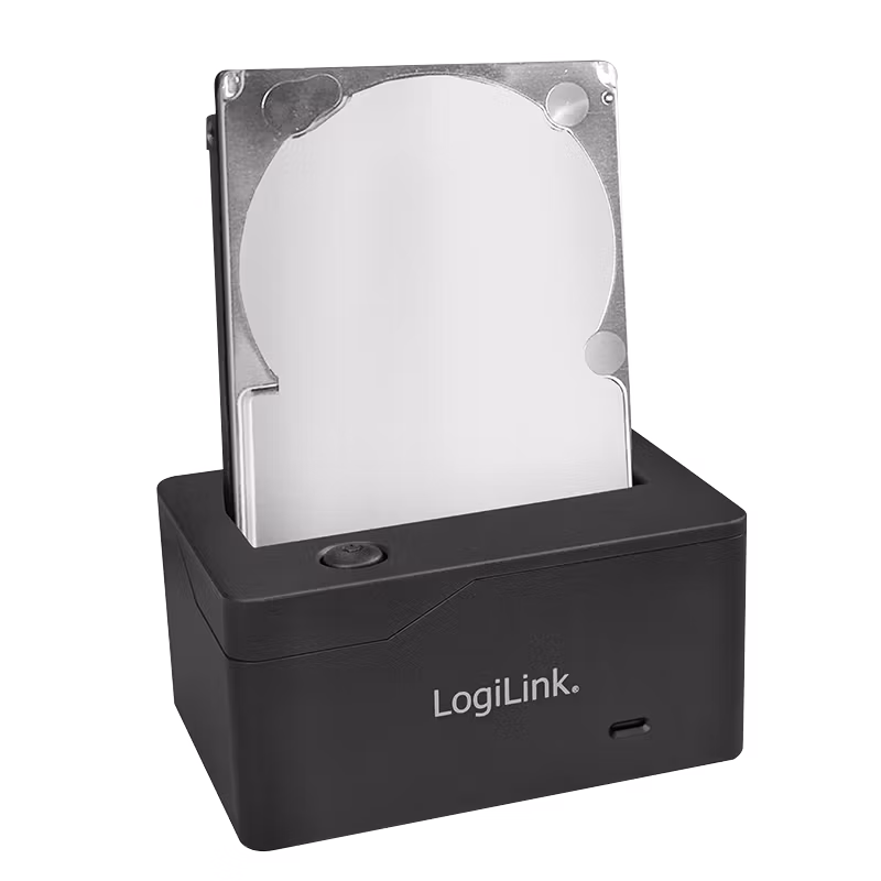 (Uten eske) LOGILINK 1-bay Docking for 2.5” SATA HDD / SSD