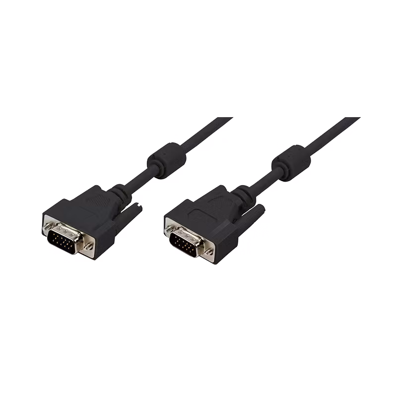 LOGILINK VGA kabel 1,8m han-han 1080p sort