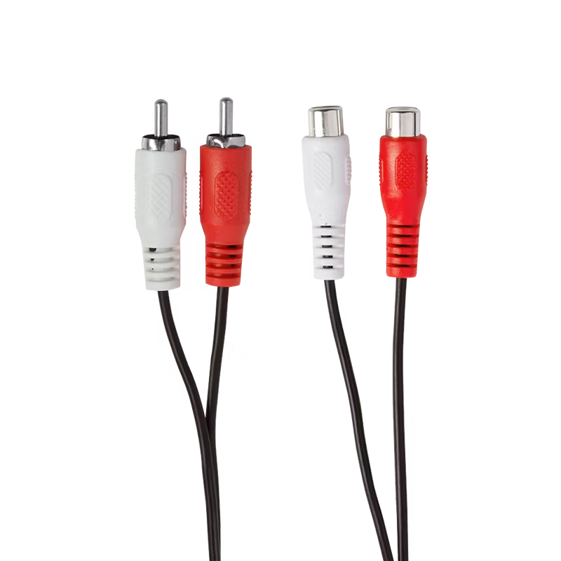 LOGILINK 2x RCA han - 2x RCA hun 5m Forlengelseskabel