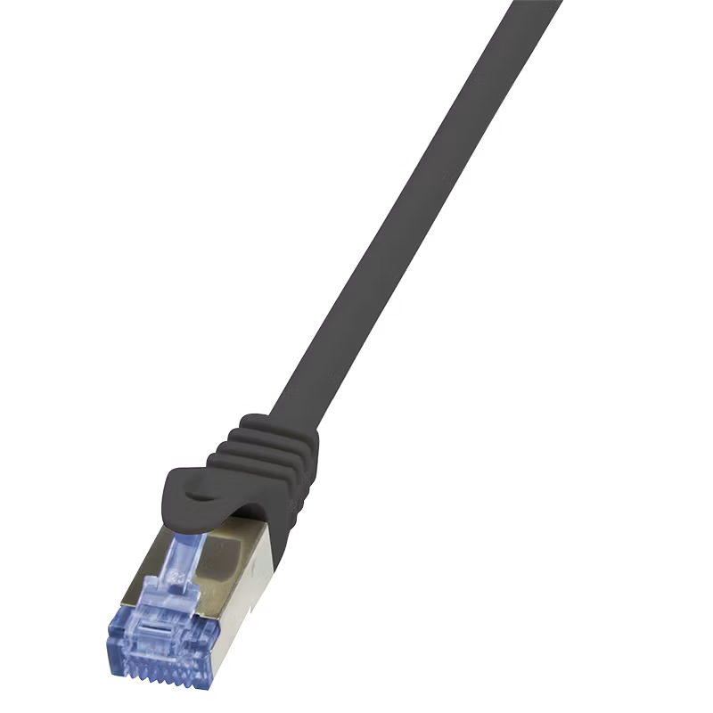 LOGILINK Nettverkskabel Cat.6A S/FTP 50m, sort