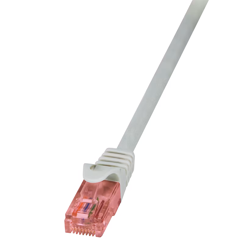 LOGILINK Patch cable PrimeLine, Cat.6, U/UTP, grey, 50m