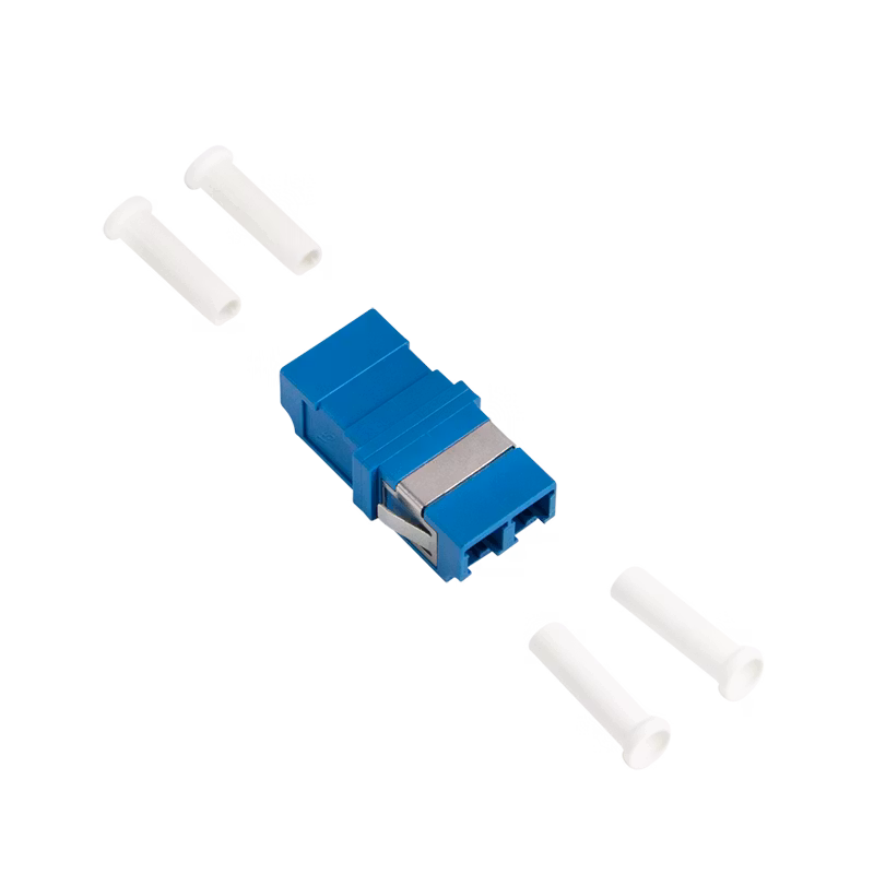 LOGILINK Fiber Adapter LC Duplex Singlemode, without flange, blue