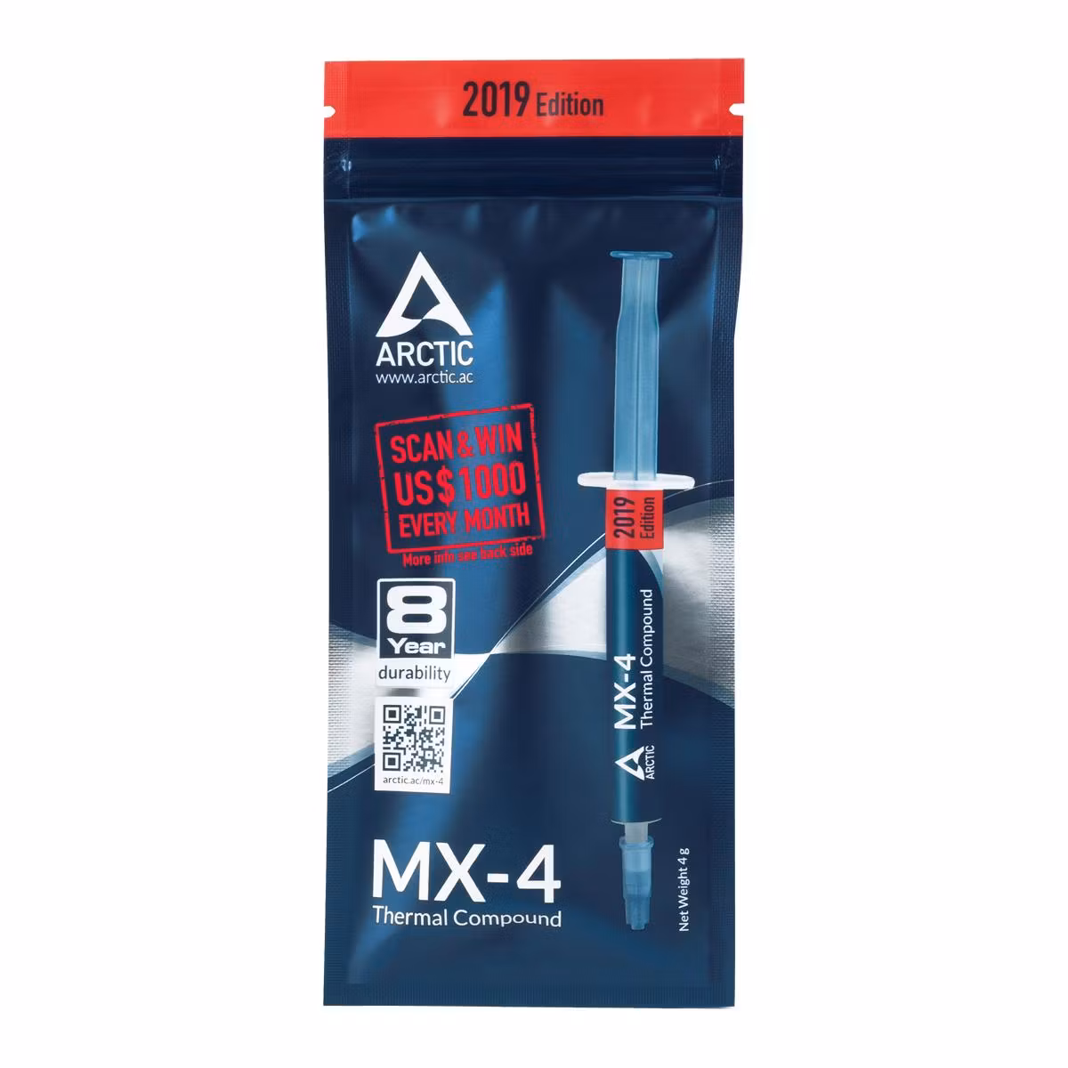 Arctic Cooling MX-4 4g Kjølepasta for CPU, GPU, chipsets
