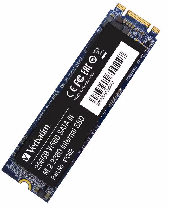 Verbatim 256GB m.2 2280 SATA III SSD harddisk