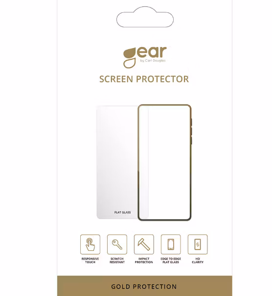 Skjermbeskytter Flat 2.5D GOLD Samsung A52 LTE, A52 5G, A52S 5G