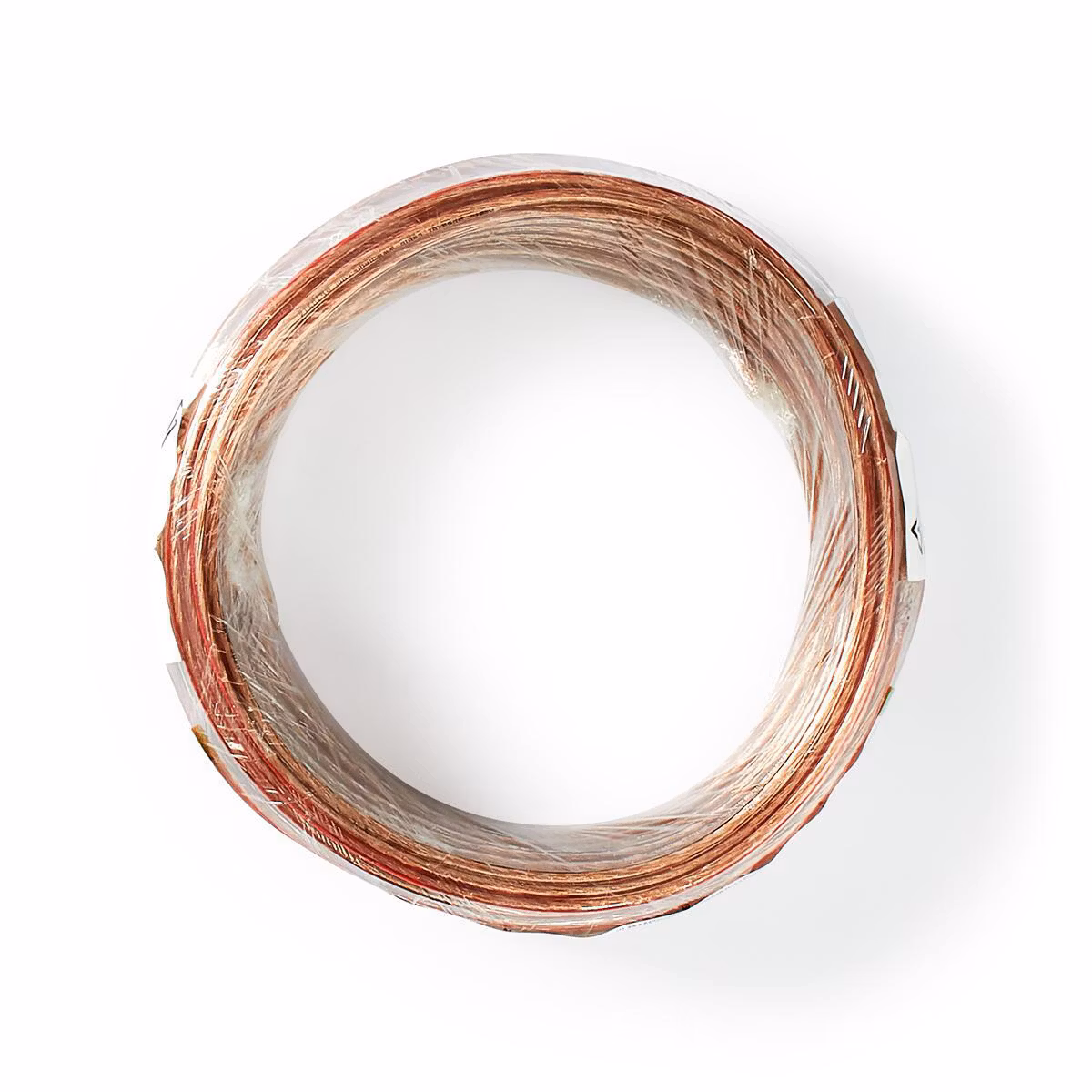 Høyttalerkabel 2x 0.75 mm² | 15.0 m | Rund | PVC | Gjennomsiktig