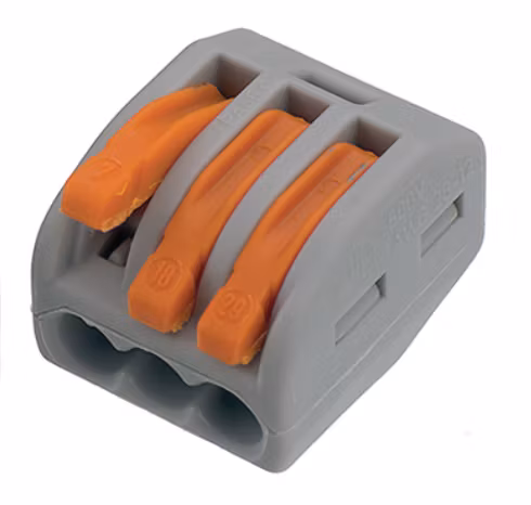 WAGO Toppklemme 0.1 til 4mm², 3 Poler