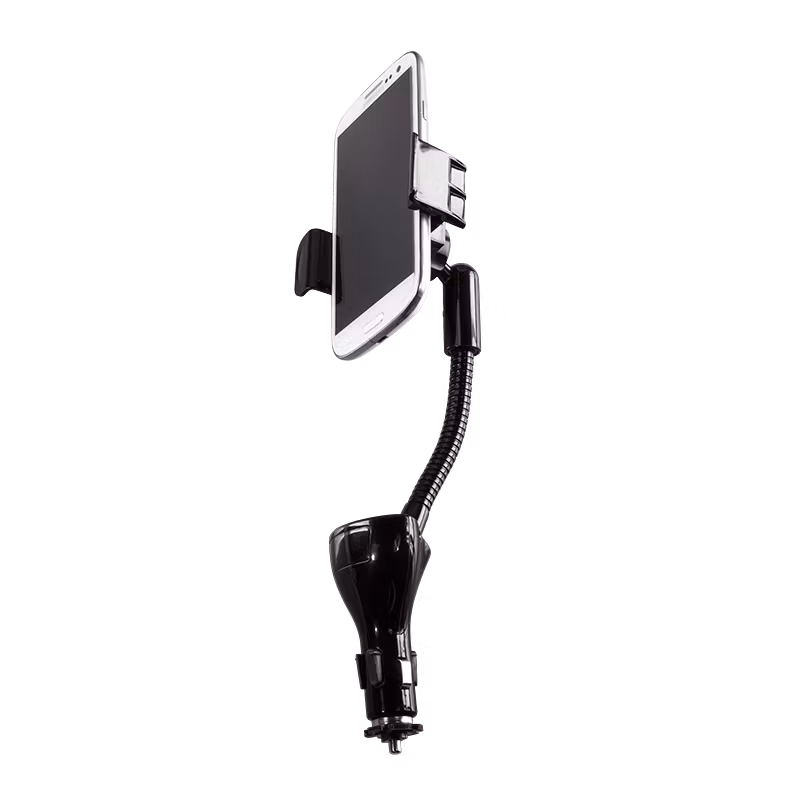 Smarttelefonbilholder og lader, 2 USB-A, 15,5W