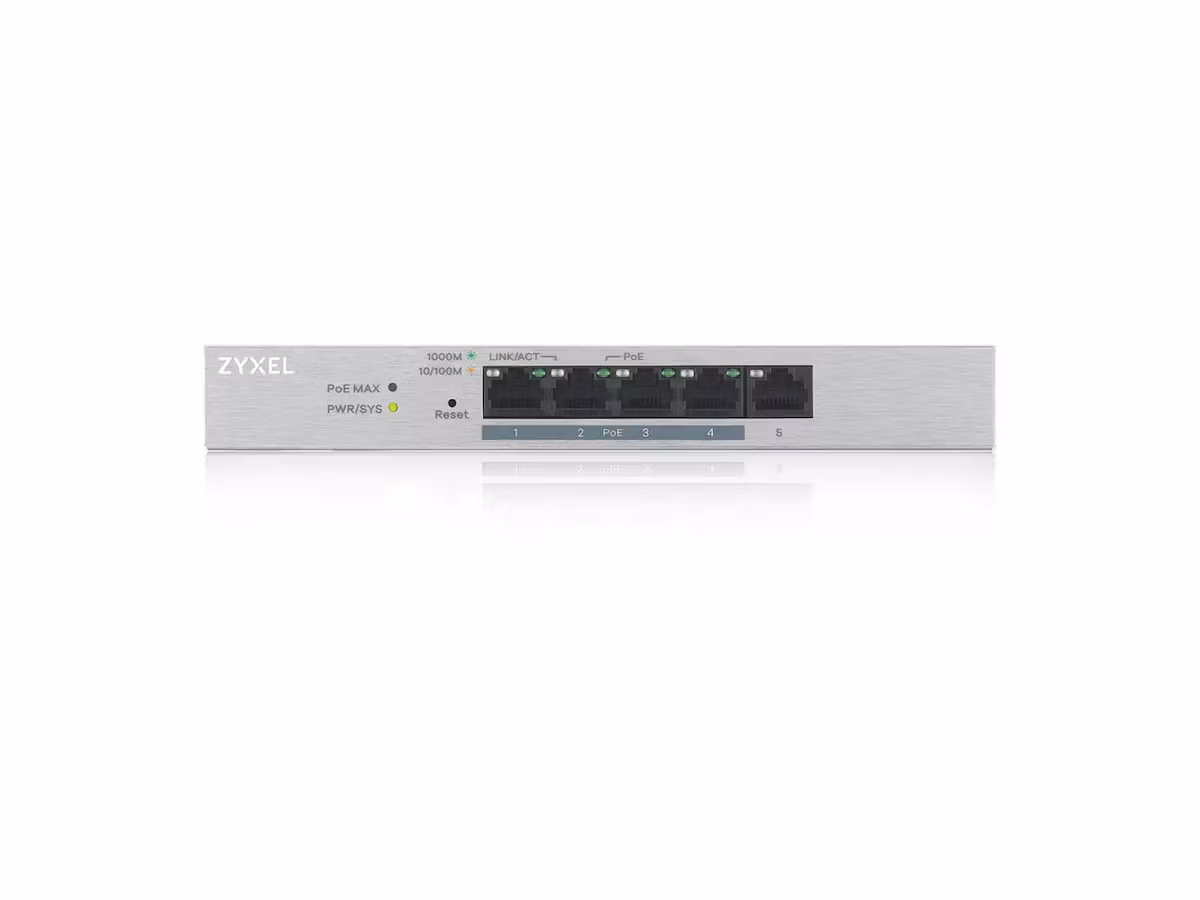 Zyxel Switch GS1200-5HPV2 PoE+