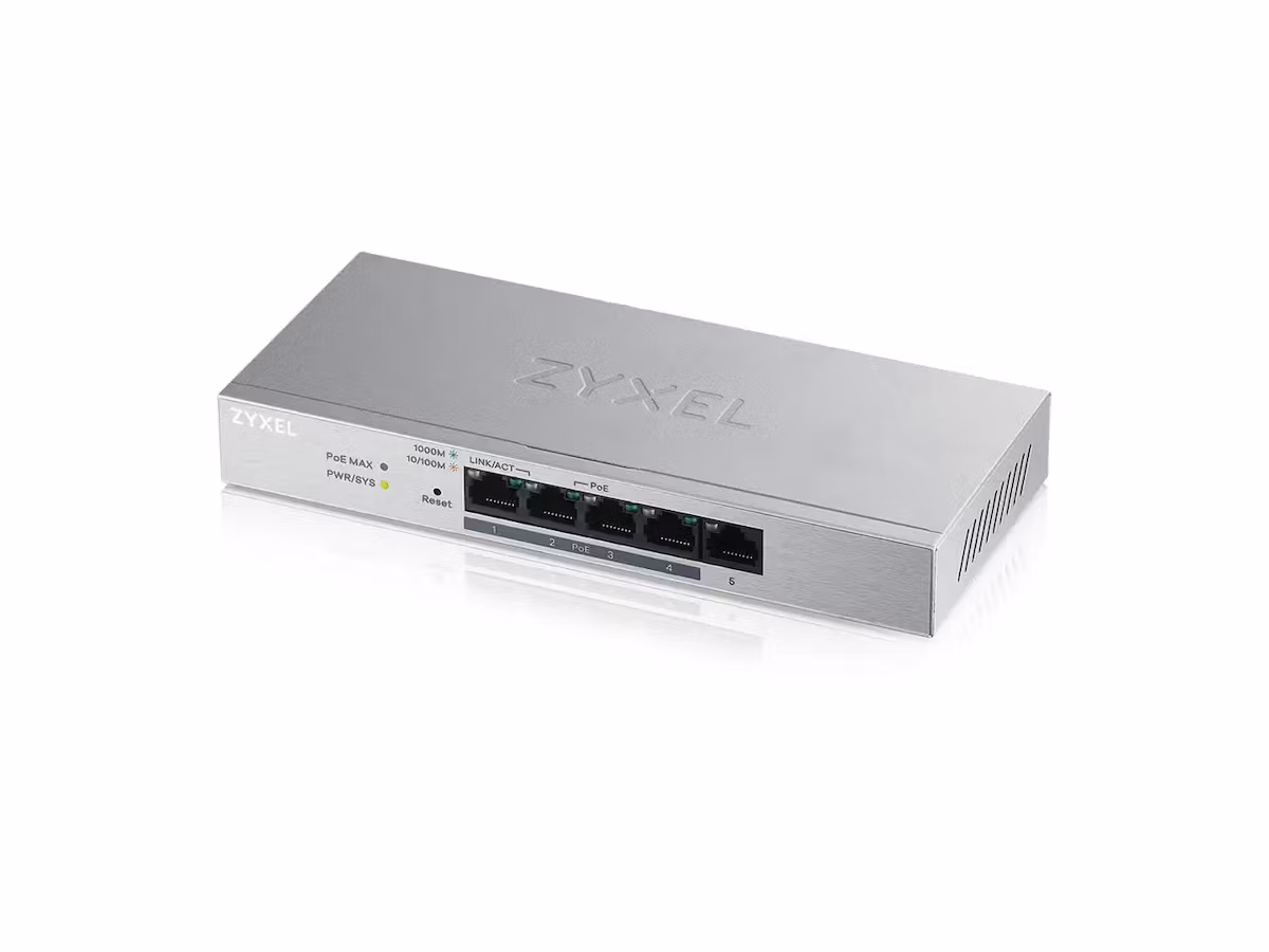 Zyxel Switch GS1200-5HPV2 PoE+