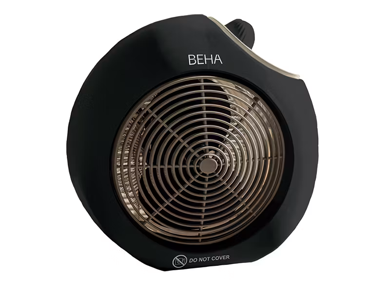 Vifteovn, Beha VT 620. svart, 2000 Watt og vifte
