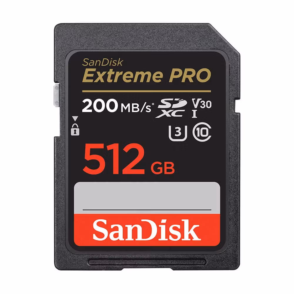 Sandisk SDXC Extreme Pro | 512GB | 200MB/s