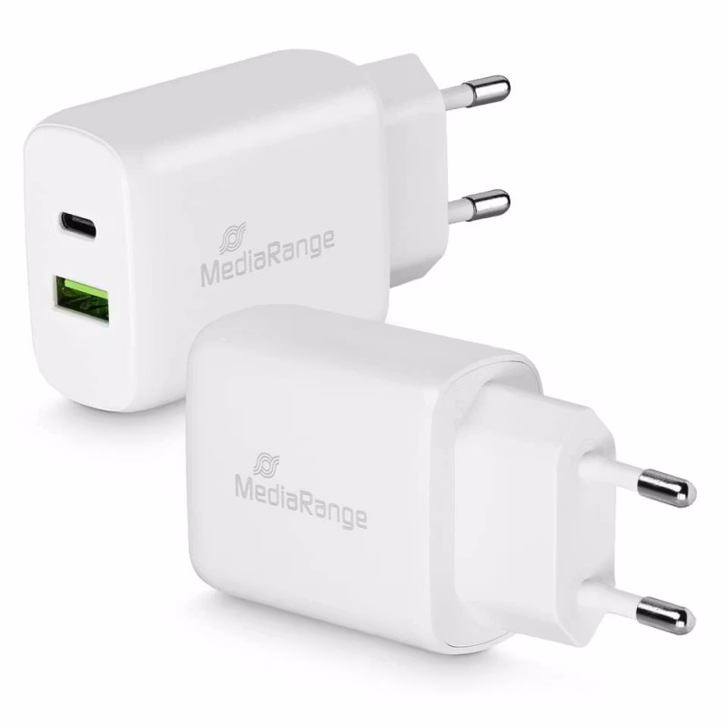 MediaRange Dobbel USB-A lader | 3,15A
