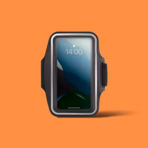 Sportsarmbånd for smarttelefoner opptil 6.5" | Sort