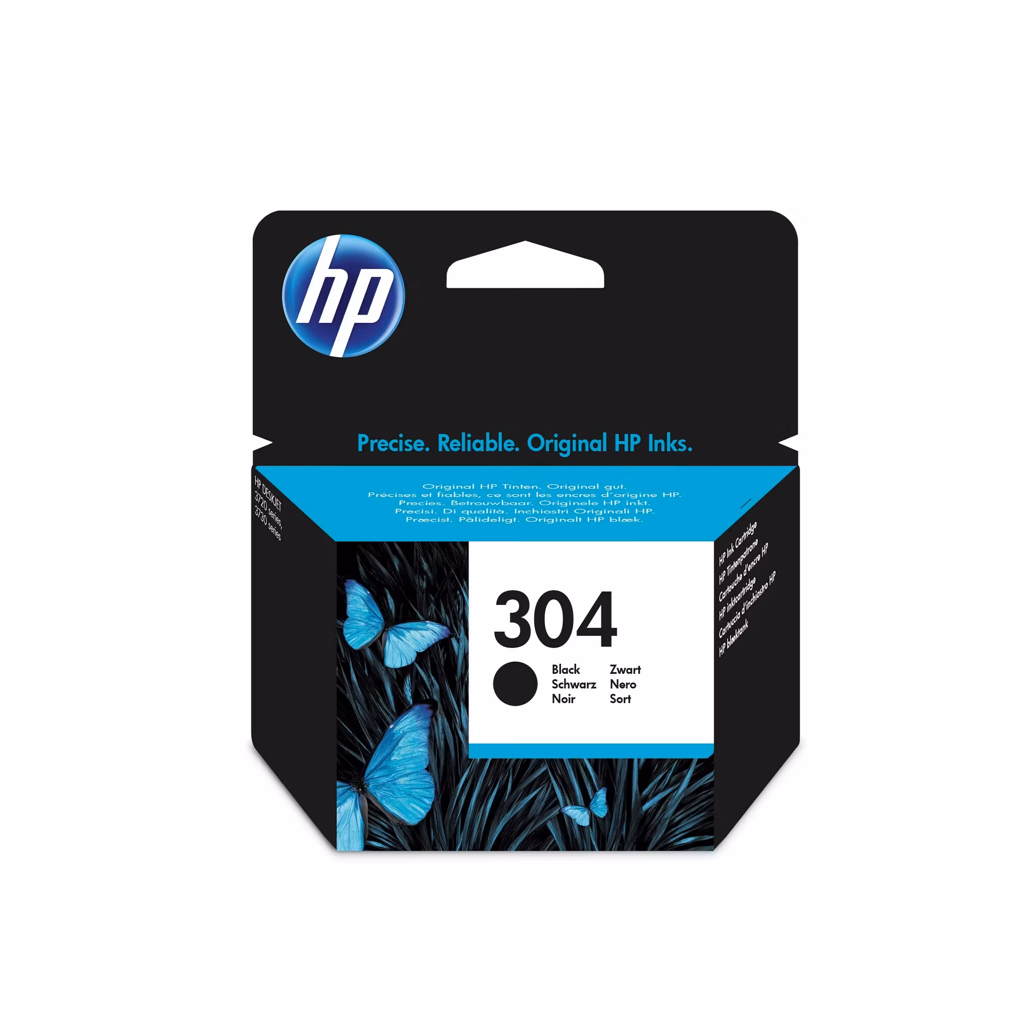 HP 304 Sort Blekkpatron