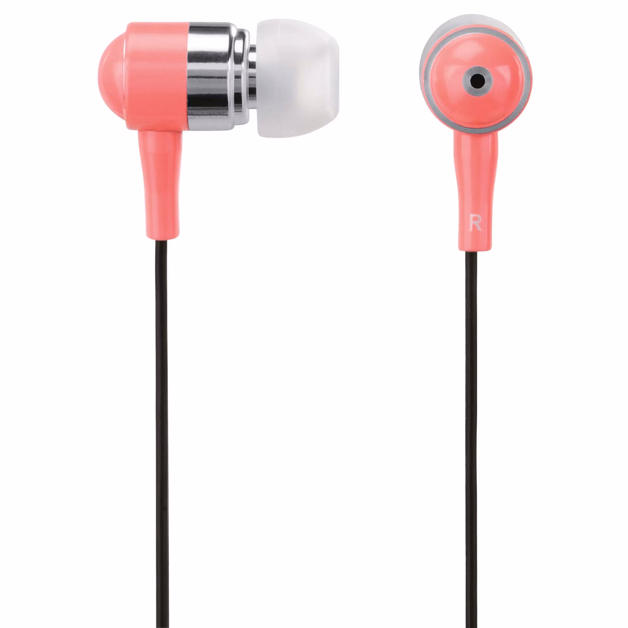 HAMA Øreplugger Shiny In-Ear Mic Sølv Rosa