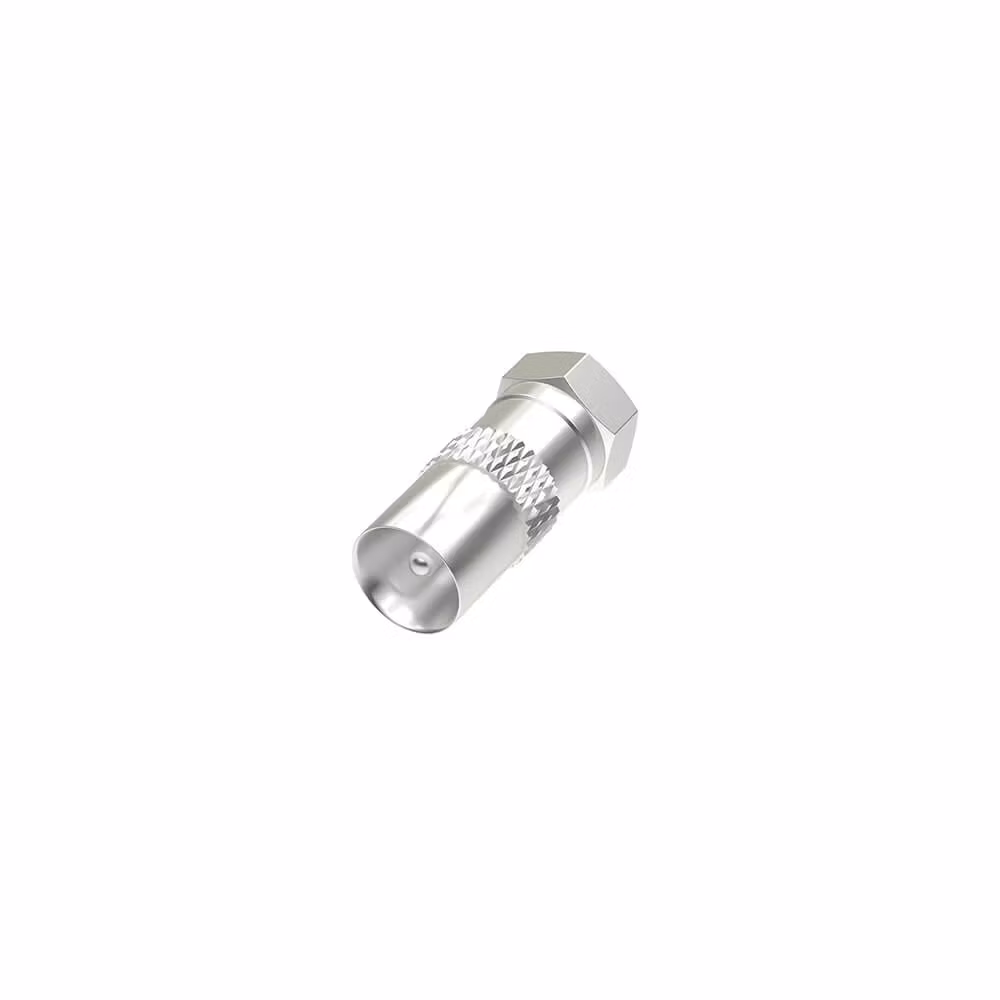 SAT-mottaker adapter F-uttak (M) - Coax (M)