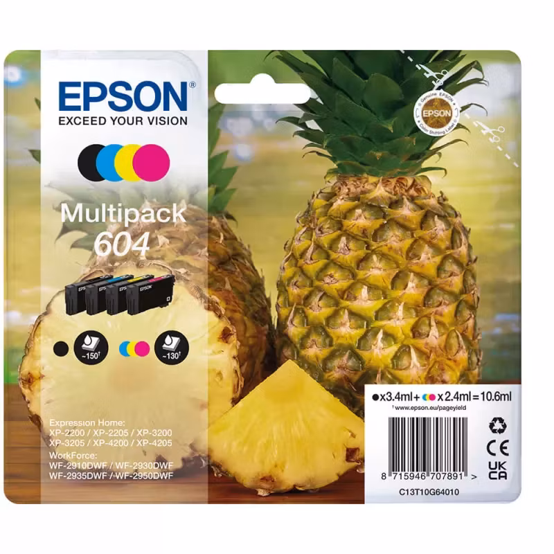 Epson T604 Multipack 4-colours Ink