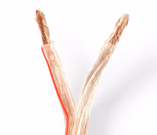 Høyttalerkabel 2x 6.0mm2 METERVARE pr meter (Velg lengde selv)