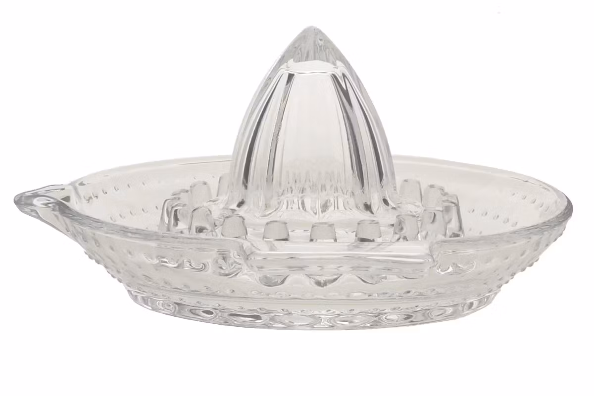 Tradisjonell sitruspresse i glass