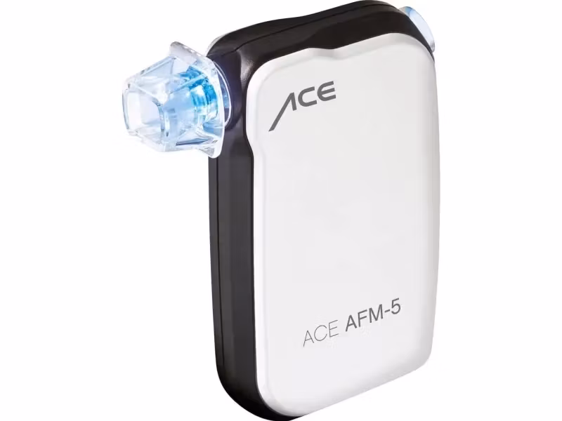 AFM-5 Promilletester / Alkomåler | Bluetooth | Hvit