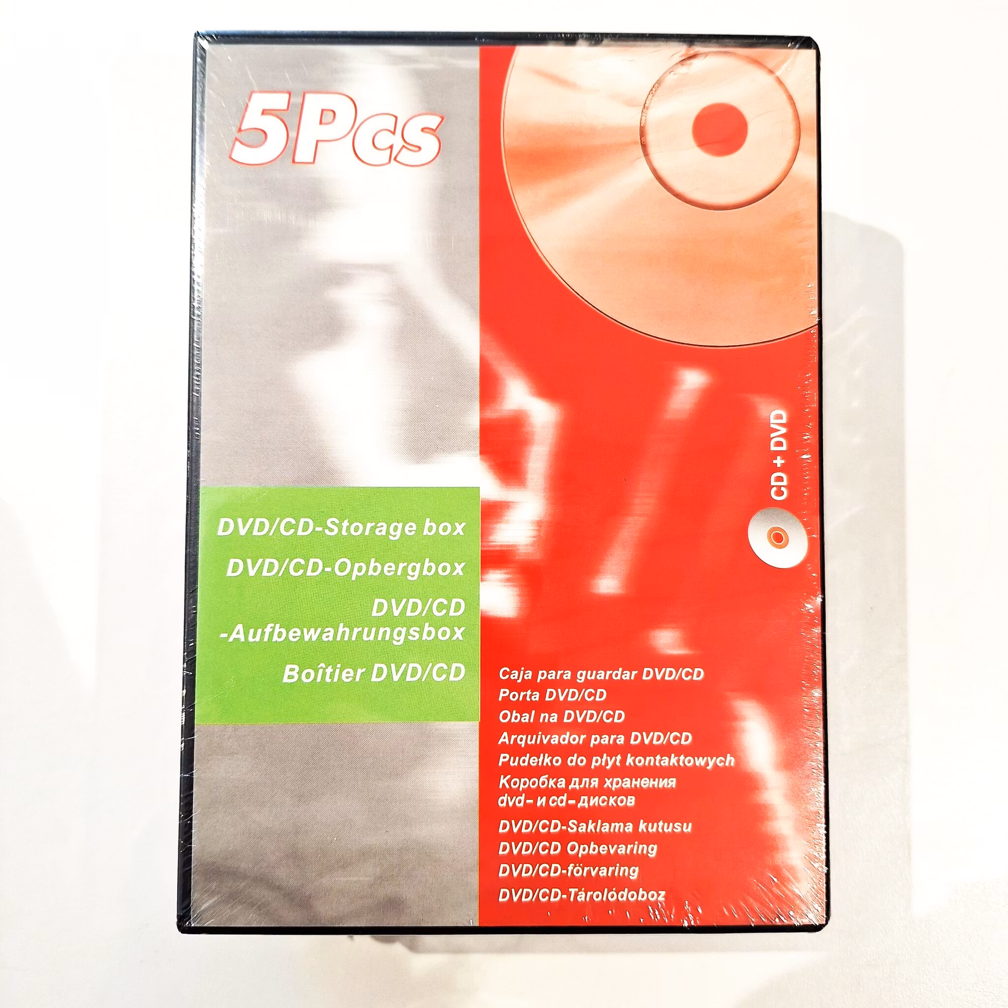 DVD/CD cover | 5 stk | Sort