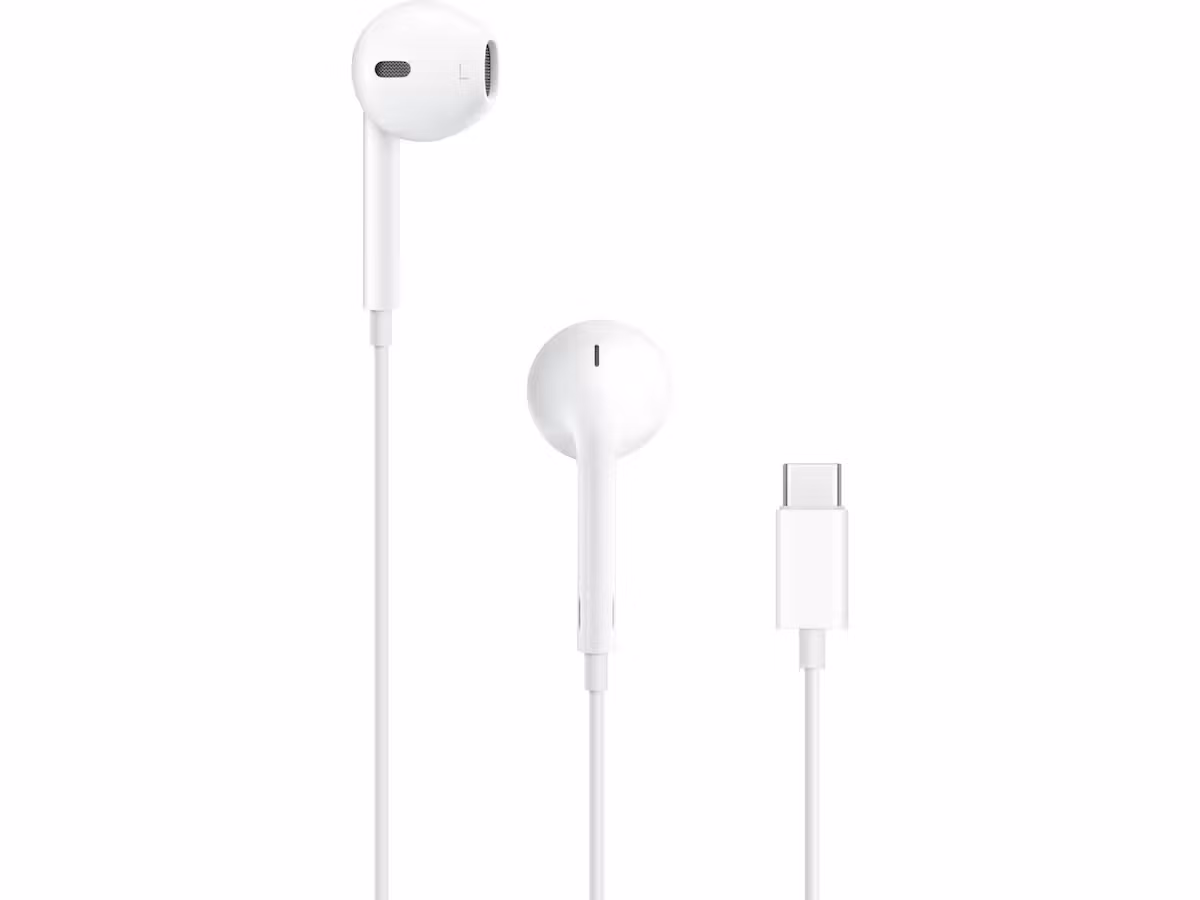 Apple EarPods med fjernkontroll og mik, USB-C , hvit