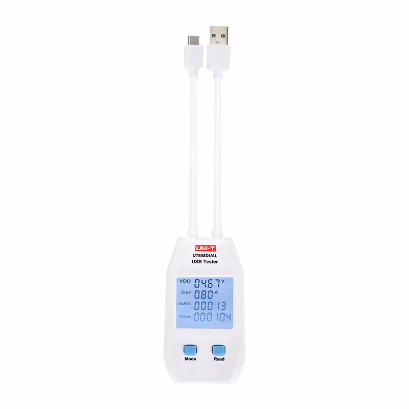 UNI-T UT658 Dual USB/Type-C Output Current Voltage Monitor USB Port Power Meter