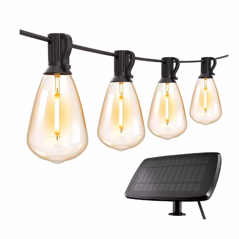 Lyslenke solcelle Homeline, 10 LED, oppladbar