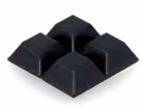 3M Selvklebende gummiputer 4stk