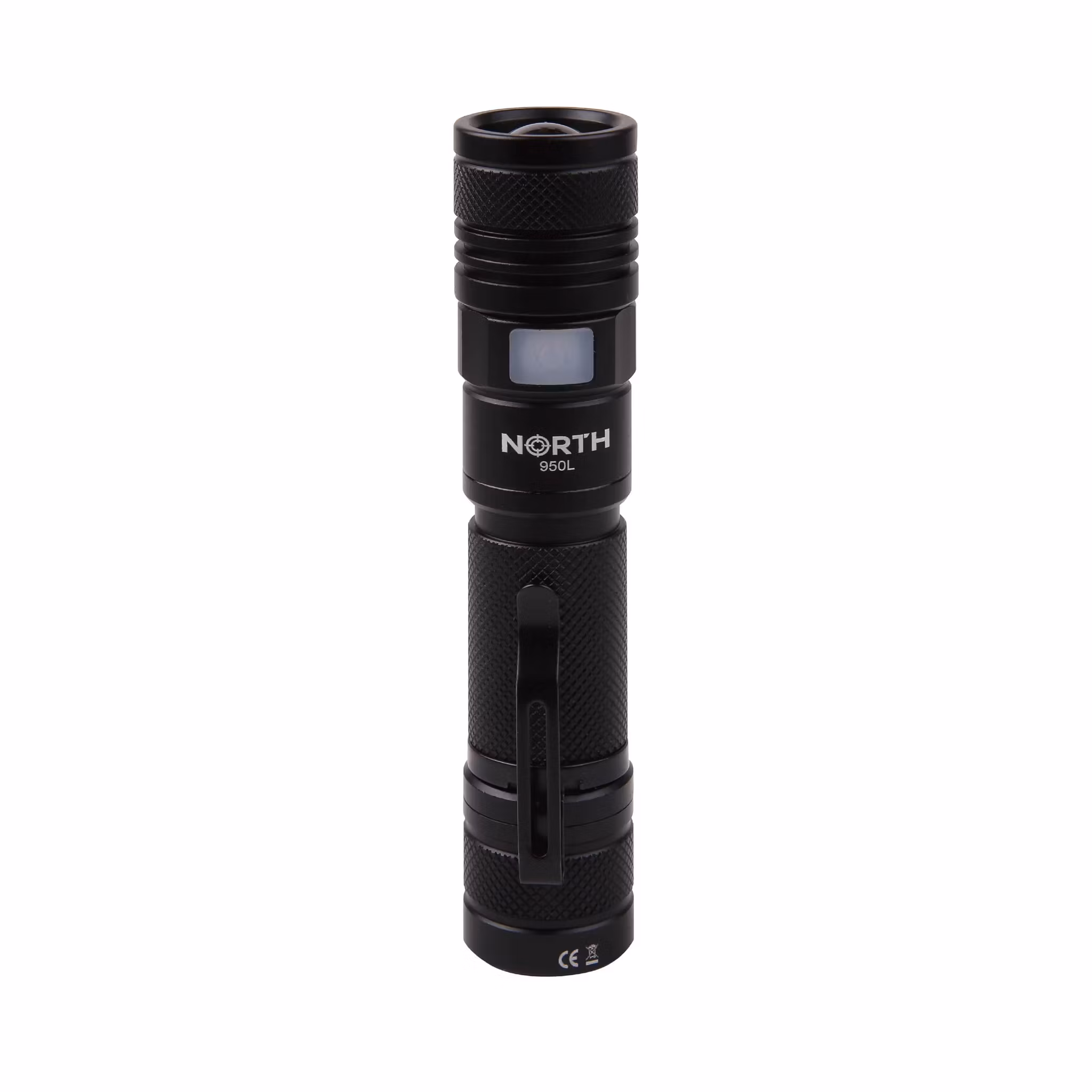 NORTH Lommelykt 950 Lumen Zoom Svart Aviation Aluminium 10W Cree-Led (XML2)