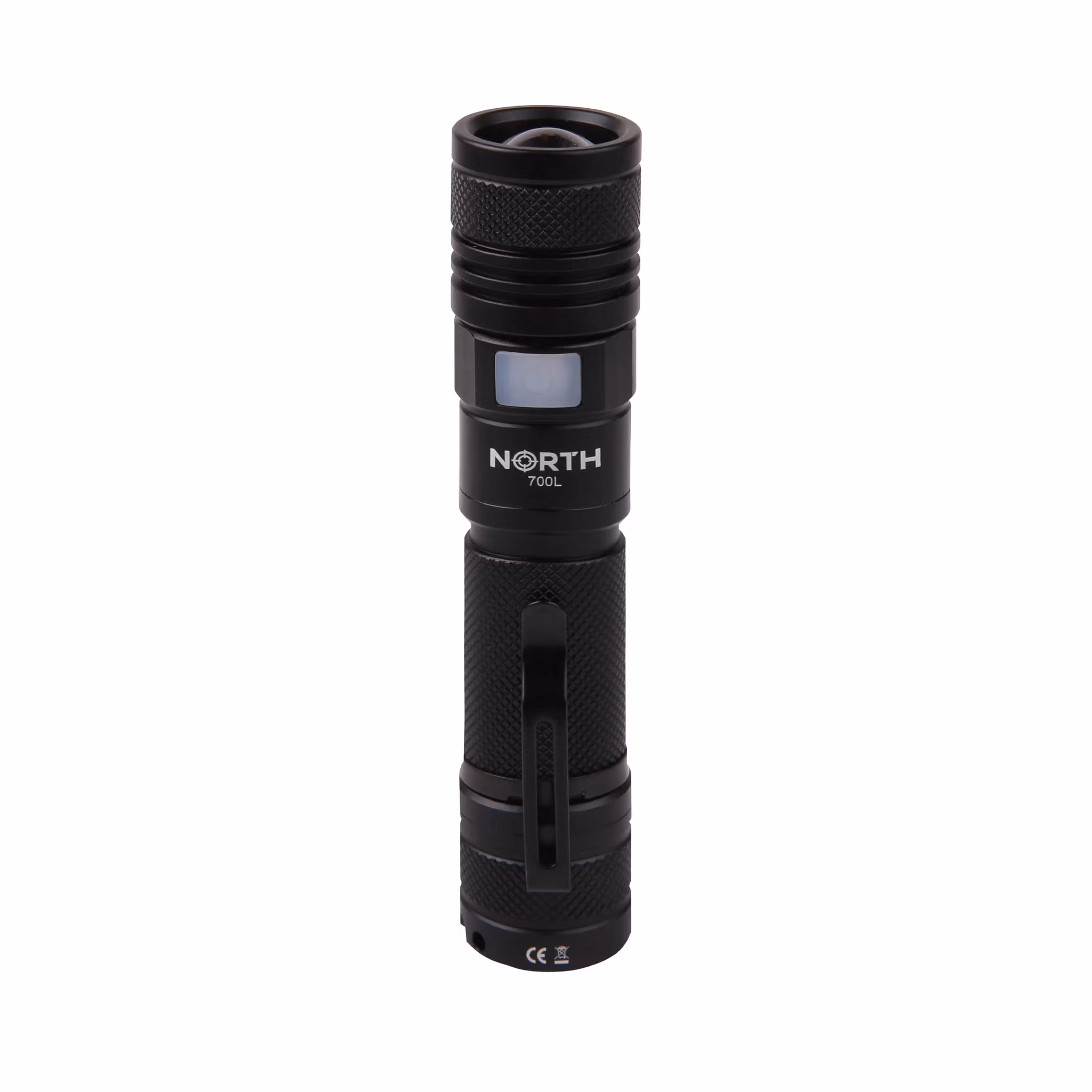 NORTH Lommelykt 700 Lumen Zoom Svart Aviation Aluminium 7W