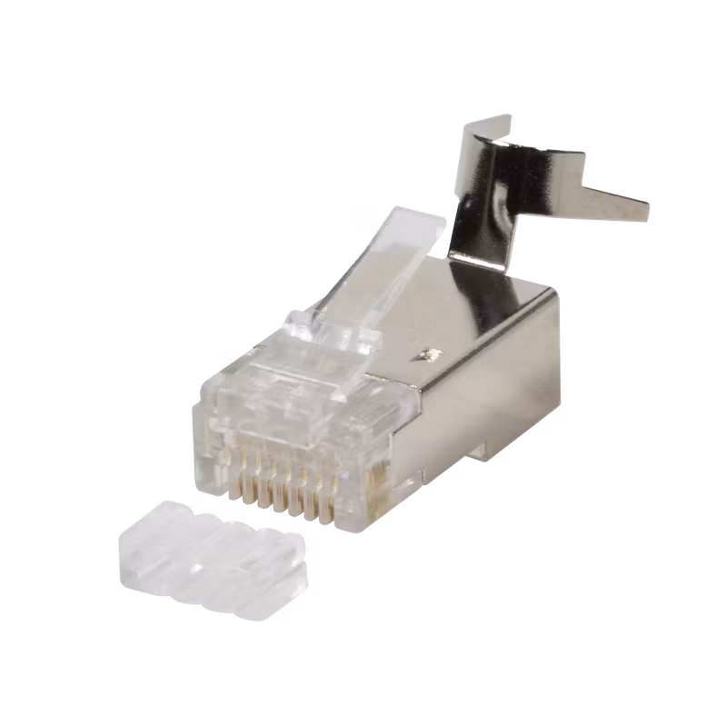 RJ45 modulærplugg Cat.8.1 / Cat.6A, skjermet, 10 stk.