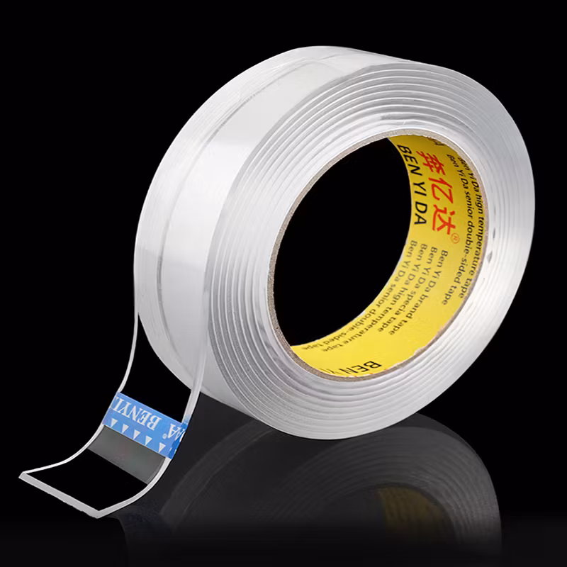1mm*3cm*500cm Strong No Residue Double Sided Adhesive Transparent
